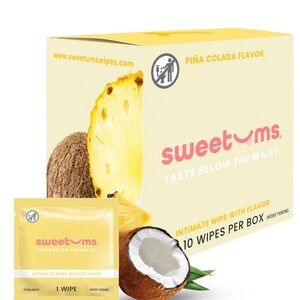 Sweetums Piña Colada Intimate Wipes - 10